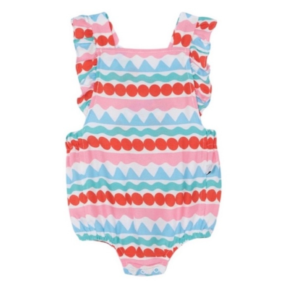 STELLA MCCARTNEY BABY GRAPHIC
STRIPED JUMPSUIT